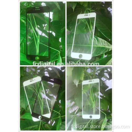 Newly product 2.5D tempered glass full coverage screen protector for iphone7 with high quality
